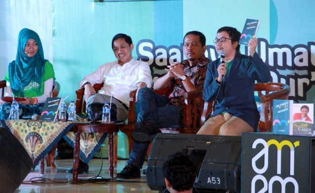 Peluncuran Buku Gelombang Ketiga Indonesia, Anis Matta di IBF 2014